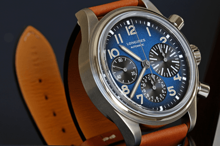 The LONGINES Avigation BigEye Titanium & Blue Dial