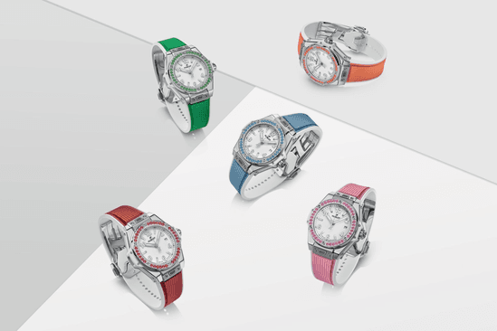 HUBLOT: Paleta pestrých barev u modelů 33 mm