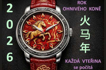 Hodinky ve znamení ohnivého koně