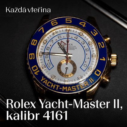 Rolex Yacht-Master II, kalibr 4161, Daytona, ale na jachtařských steroidech